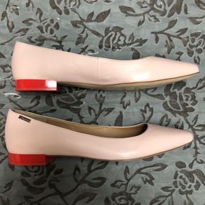 Calvin Klein • Pale Pink ‘Ellasandra’ Flats